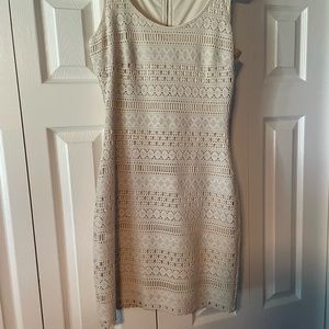 Cream color sleeveless dress. Perfect condition.